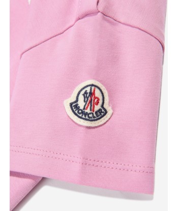 Moncler Enfant Baby Girls Logo Dress in Pink 2023