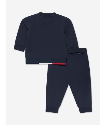 Moncler Enfant Baby Boys Logo Tracksuit in Navy Toutes les collections ici