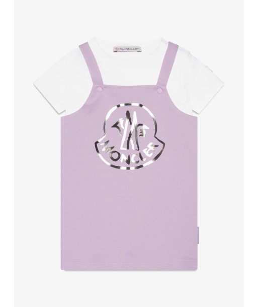 Moncler Enfant Baby Girls T-Shirt And Dress Set in Lilac Découvrez la collection