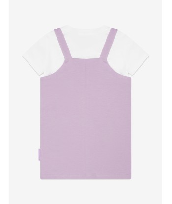 Moncler Enfant Baby Girls T-Shirt And Dress Set in Lilac Découvrez la collection