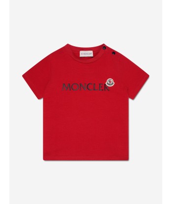 Moncler Enfant Baby Boys T-Shirt And Shorts Set in Red Les magasins à Paris