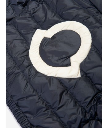 Moncler Enfant Girls Down Padded Musa Jacket in Navy plus qu'un jeu 