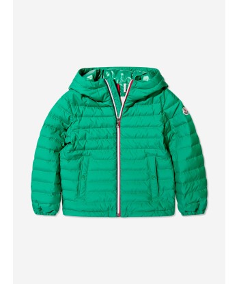 Moncler Enfant Boys Down Padded Alim Jacket in Green la chaussure