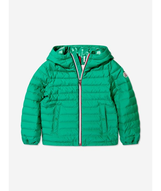 Moncler Enfant Boys Down Padded Alim Jacket in Green la chaussure