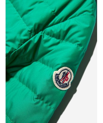 Moncler Enfant Boys Down Padded Alim Jacket in Green la chaussure