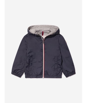 Moncler Enfant Boys New Urville Jacket in Navy d'Europe débarque