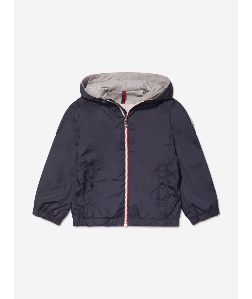 Moncler Enfant Boys New Urville Jacket in Navy d'Europe débarque