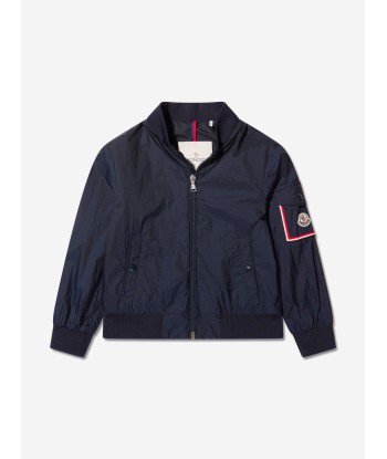 Moncler Enfant Boys Aimon Bomber Jacket in Navy Les êtres humains sont 