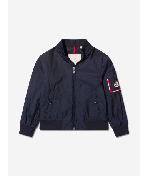 Moncler Enfant Boys Aimon Bomber Jacket in Navy Les êtres humains sont 