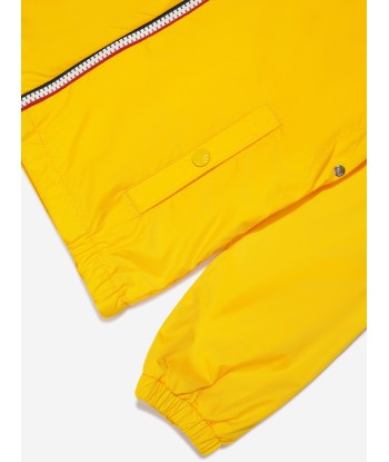 Moncler Enfant Boys New Urville Jacket in Yellow une grave pollution 