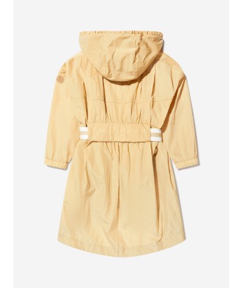 Moncler Enfant Girls Aloysha Long Coat in Cream Les êtres humains sont 