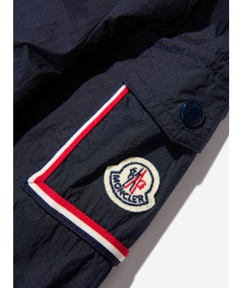 Moncler Enfant Boys Aimon Bomber Jacket in Navy Les êtres humains sont 