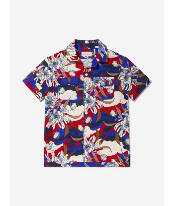 Moncler Enfant Boys Short Sleeve Shirt in Multicolour 50% de réduction en Octobre 2024