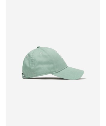 Moncler Enfant Girls Logo Cap in Green paiement sécurisé