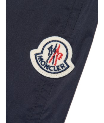 Moncler Enfant Girls Lins Long Parka in Navy Dans la société mordern