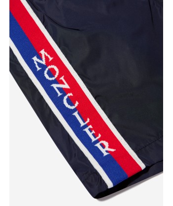 Moncler Enfant Boys Logo Swim Shorts in Navy du meilleur 