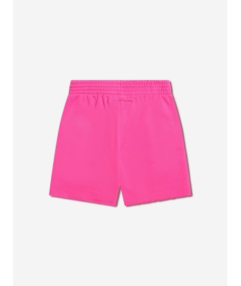 MM6 Maison Margiela Kids Logo Shorts In Pink le des métaux précieux