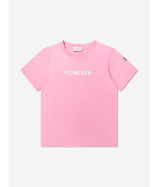 Moncler Enfant Kids Logo T-Shirt in Pink En savoir plus