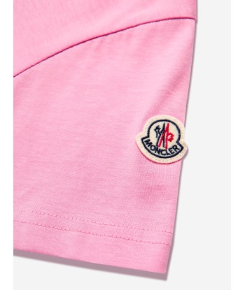 Moncler Enfant Kids Logo T-Shirt in Pink En savoir plus