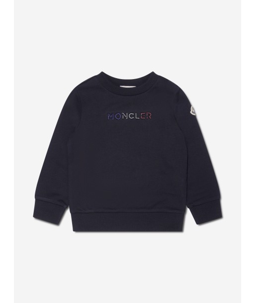 Moncler Enfant Kids Logo Sweatshirt in Navy Le MVP de beaucoup