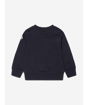 Moncler Enfant Kids Logo Sweatshirt in Navy Le MVP de beaucoup