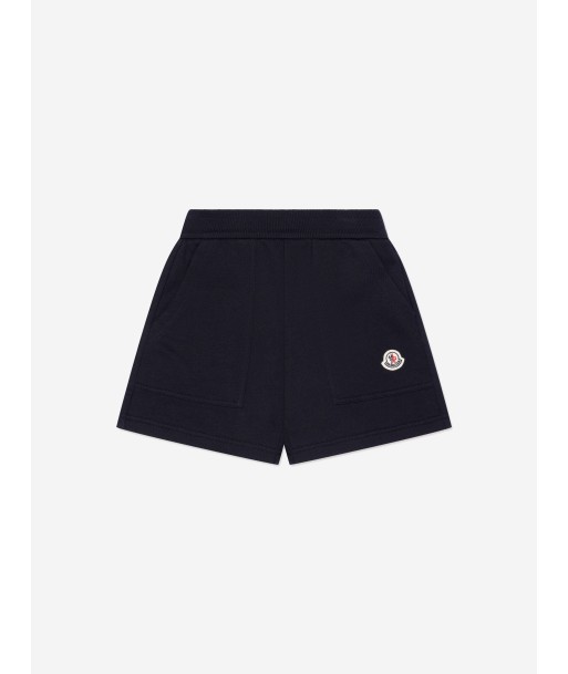 Moncler Enfant Boys Logo Sweat Shorts in Navy vente chaude votre 