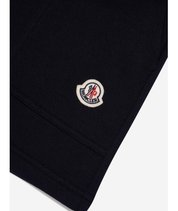 Moncler Enfant Boys Logo Sweat Shorts in Navy vente chaude votre 