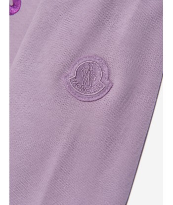 Moncler Enfant Girls Graphic Print Sweatshirt in Lilac le des métaux précieux