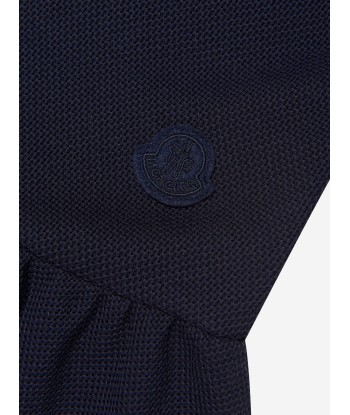 Moncler Enfant Girls Sleeveless Hooded Dress in Navy En savoir plus