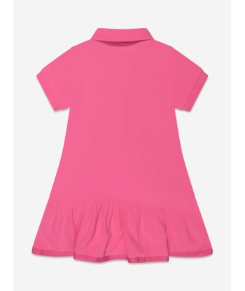 Moncler Enfant Girls Polo Dress in Pink En savoir plus