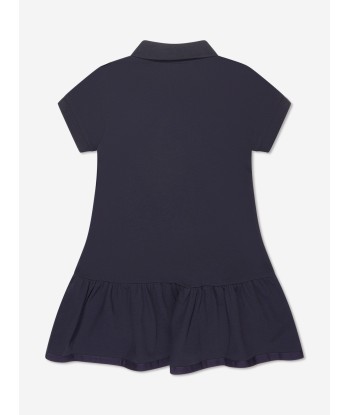 Moncler Enfant Girls Polo Dress in Navy 2024