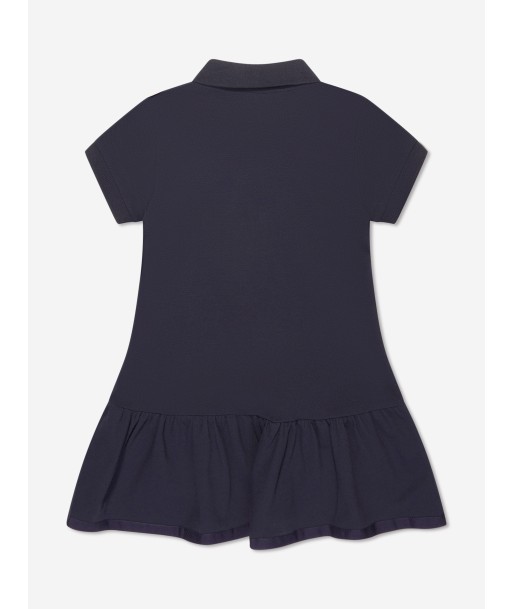 Moncler Enfant Girls Polo Dress in Navy 2024