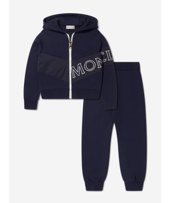 Moncler Enfant Girls Logo Tracksuit in Navy suggérées chez