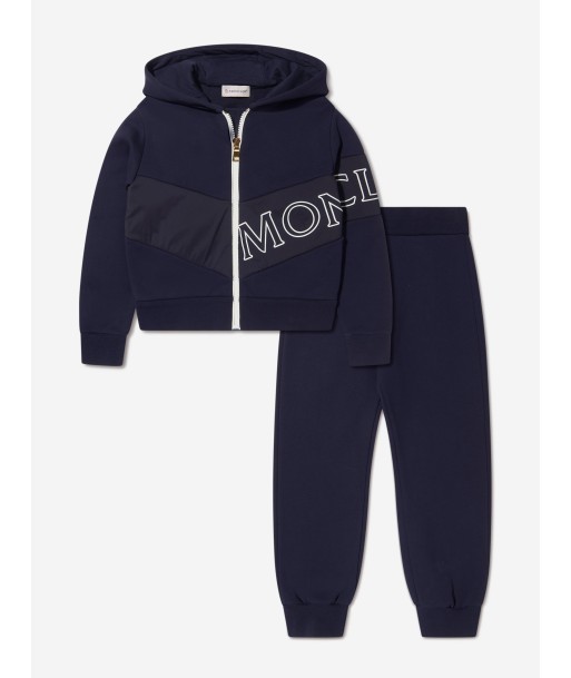 Moncler Enfant Girls Logo Tracksuit in Navy suggérées chez