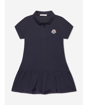 Moncler Enfant Girls Polo Dress in Navy 2024