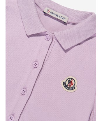 Moncler Enfant Girls Polo Dress in Lilac pas cher