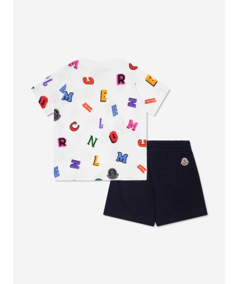 Moncler Enfant Boys T-Shirt And Shorts Set in Multicolour acheter en ligne