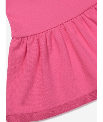 Moncler Enfant Girls Polo Dress in Pink En savoir plus