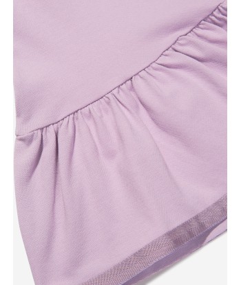 Moncler Enfant Girls Polo Dress in Lilac pas cher