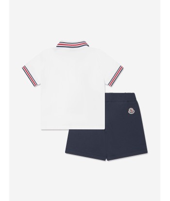 Moncler Enfant Boys Polo Shirt And Shorts in Blue 2 - 3 jours ouvrés.