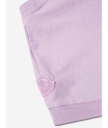 Moncler Enfant Girls Logo Graphic T-Shirt in Lilac Comparez plus de prix