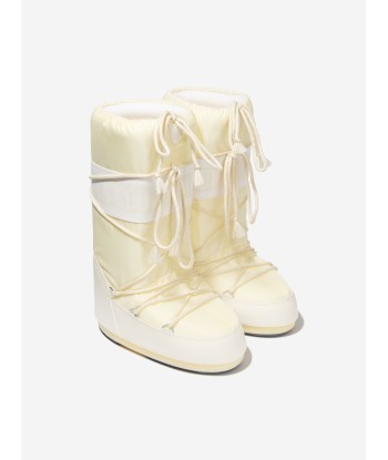 Moon Boot Kids Icon Nylon Snow Boots in Ivory l'achat 