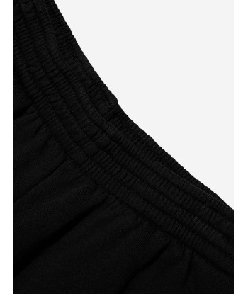 MM6 Maison Margiela Kids Logo Shorts In Black JUSQU'A -70%! 