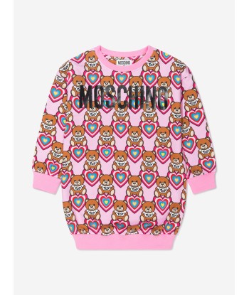 Moschino Girls Bear Hearts Sweater Dress Comment ça marche