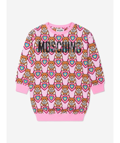 Moschino Girls Bear Hearts Sweater Dress Comment ça marche