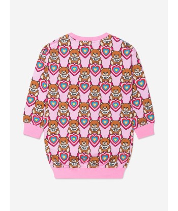 Moschino Girls Bear Hearts Sweater Dress Comment ça marche