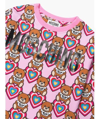 Moschino Girls Bear Hearts Sweater Dress Comment ça marche