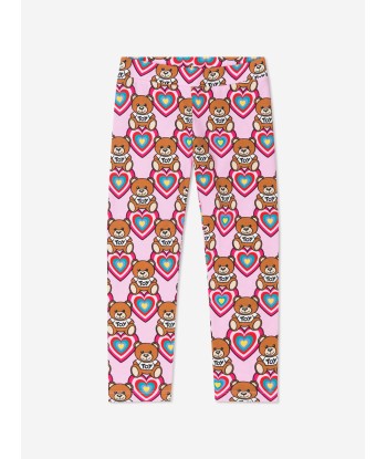 Moschino Girls Bear Heart T-Shirt And Leggings Set de France