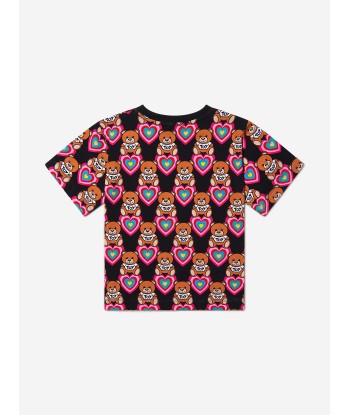 Moschino Girls Bear Hearts Maxi T-Shirt de France