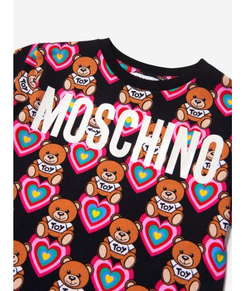 Moschino Girls Bear Hearts Maxi T-Shirt de France